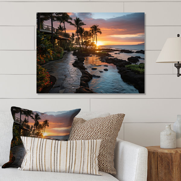 Highland Dunes Maui Tropical Dreamscape I Maui Metal Wall Art Prints Wayfair